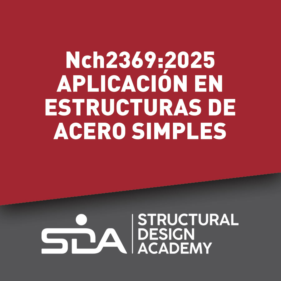 Aplicación en estructuras de acero simples Nch2369:2025